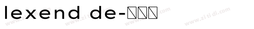 lexend de字体转换